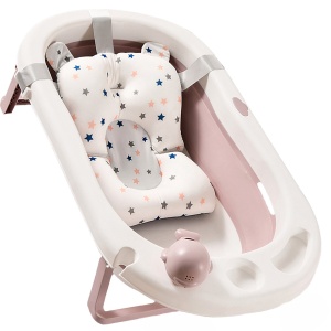Cadita Bebelusi Mavio® cu Pernuta Hipoalergenica, 0 – 8 ani, Jucarie Detasabila, Roz - Img 1