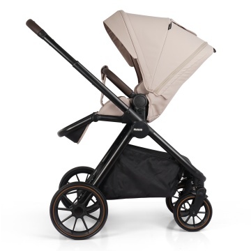 Carucior Sport pentru Bebelusi Mavio®, Model Urban, 0–4 Ani, Pana la 22 kg, Landou Reversibil, Spatar Reglabil 3 Pozitii, Suspensii, Pliere One Fold, Cadru Aluminiu, Pliere Carte, Centura de Siguranta 5 Puncte, Roti Cauciuc, Bej - Img 6