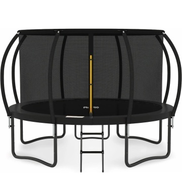 Resigilat - Trambulina pentru Copii Mavio®, Diametru 488 cm, Plasa Protectie, Exterior si Gradina, Protectie UV, Scara de Acces Inclusa, 100 de Arcuri de Sustinere din Otel Galvanizat, Certificat de Siguranta