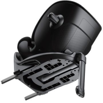 Baza ISOFIX Mavio, 40 - 150 cm, Compatibil cu Scaun Auto si Scoica Evo Pro, Rotatie 360°, Standard R129 (i-Size), Picior de Sprijin Reglabil si Bara Antirecul, Sistem Modular - Img 3