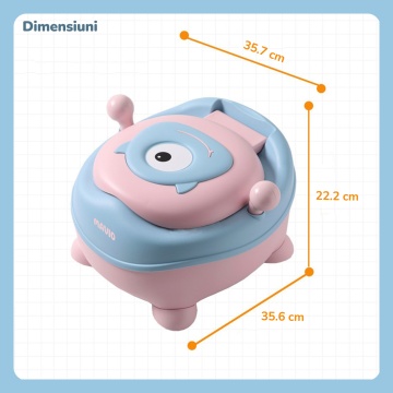 Olita pentru copii Mavio®, Colac Moale, Compartiment Detasabil, Inaltime 22.2cm, Roz - Img 7