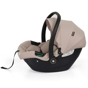 Resigilat - Scoica Auto pentru Bebelusi Mavio®, i-Size R129, Model Urban, 0–15 Luni, 40–87 cm, Pana la 13 kg, Compatibila Caruciorul Mavio Urban, Montare Centura Masinii, Centura Siguranta 3 Puncte, Material Oxford 600D, Bej - Img 2