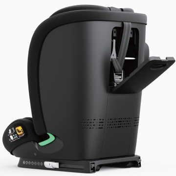 Scaun Auto Bebelusi Mavio®, Model Next, 76 - 150 cm, Unghi Reglabil, ISOFIX, Copii 18 Luni - 12 ani, Spatar Rabatabil, Omologat i-Size R129, Protectie Impact Lateral, Centura de Siguranta 5 Puncte, Tetiera Reglabila, Negru - Img 3