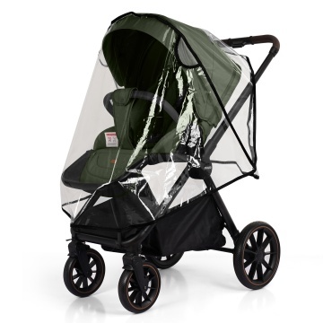 Carucior 3 in 1 pentru Bebelusi Mavio®, Model Urban, Landou, Parte Sport, Scoica Auto, Copii 0–4 Ani, Cadru Aluminiu, Sezut Reversibil, Pliere One Fold, Centura de Siguranta 5 Puncte, Roti EVA, Maner Reglabil, Geanta, Husa Ploaie, Plasa Tantari, Verde - Img 5