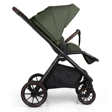 Carucior Sport pentru Bebelusi Mavio®, Model Urban, 0–4 Ani, Pana la 22 kg, Landou Reversibil, Spatar Reglabil 3 Pozitii, Pliere One Fold, Suspensii, Cadru Aluminiu, Pliere Carte, Centura de Siguranta 5 Puncte, Roti Cauciuc, Verde - Img 4
