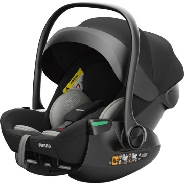 Resigilat - Scoica Auto Bebelusi Mavio®, Model Evo Pro, 40 – 87 cm, Compatibila cu Baza Evo Pro si Carucioarele Urban, Inclinare 170°, 4 Pozitii Maner, 6 Niveluri Reglaj Tetiera, Centura Siguranta 5 Puncte, Sistem Modular, Omologata i-Size R129