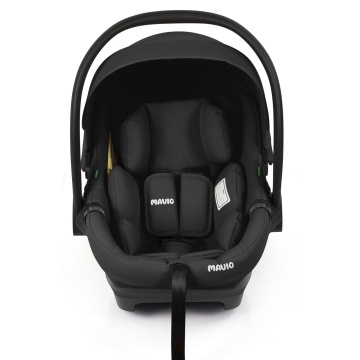 Resigilat - Scoica Auto pentru Bebelusi Mavio®, i-Size R129, Model Urban, 0–15 Luni, 40–87 cm, Pana la 13 kg, Compatibila Caruciorul Mavio Urban, Montare Centura Masinii, Centura Siguranta 3 Puncte, Material Oxford 600D, Negru - Img 3