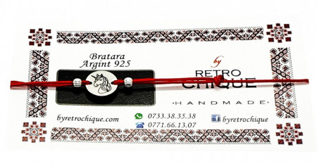 Bratara banut inorog gravat