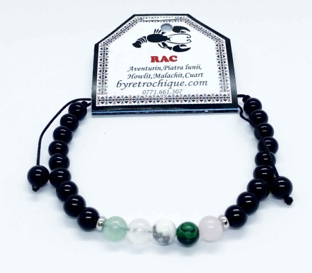 Bratara "Refugiul inimii" cu onix pentru zodia rac