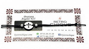 Bratara banut cruciulita gravata