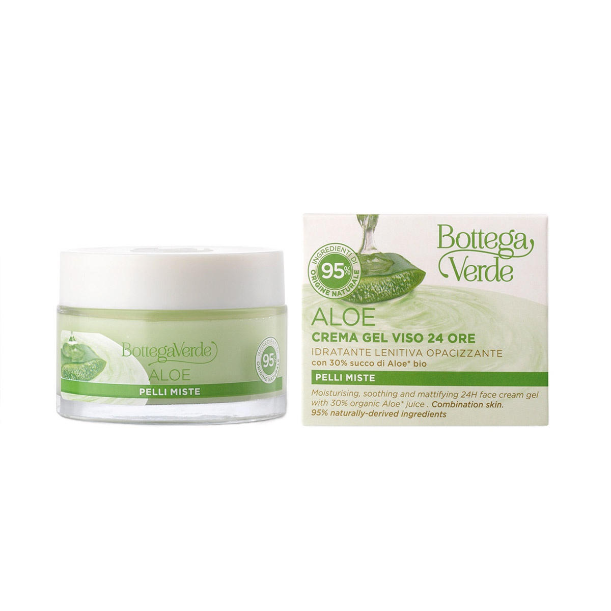 Crema de fata, pentru ten mixt, cu extract de aloe vera, 95% ingrediente  naturale - Aloe, 50 ML