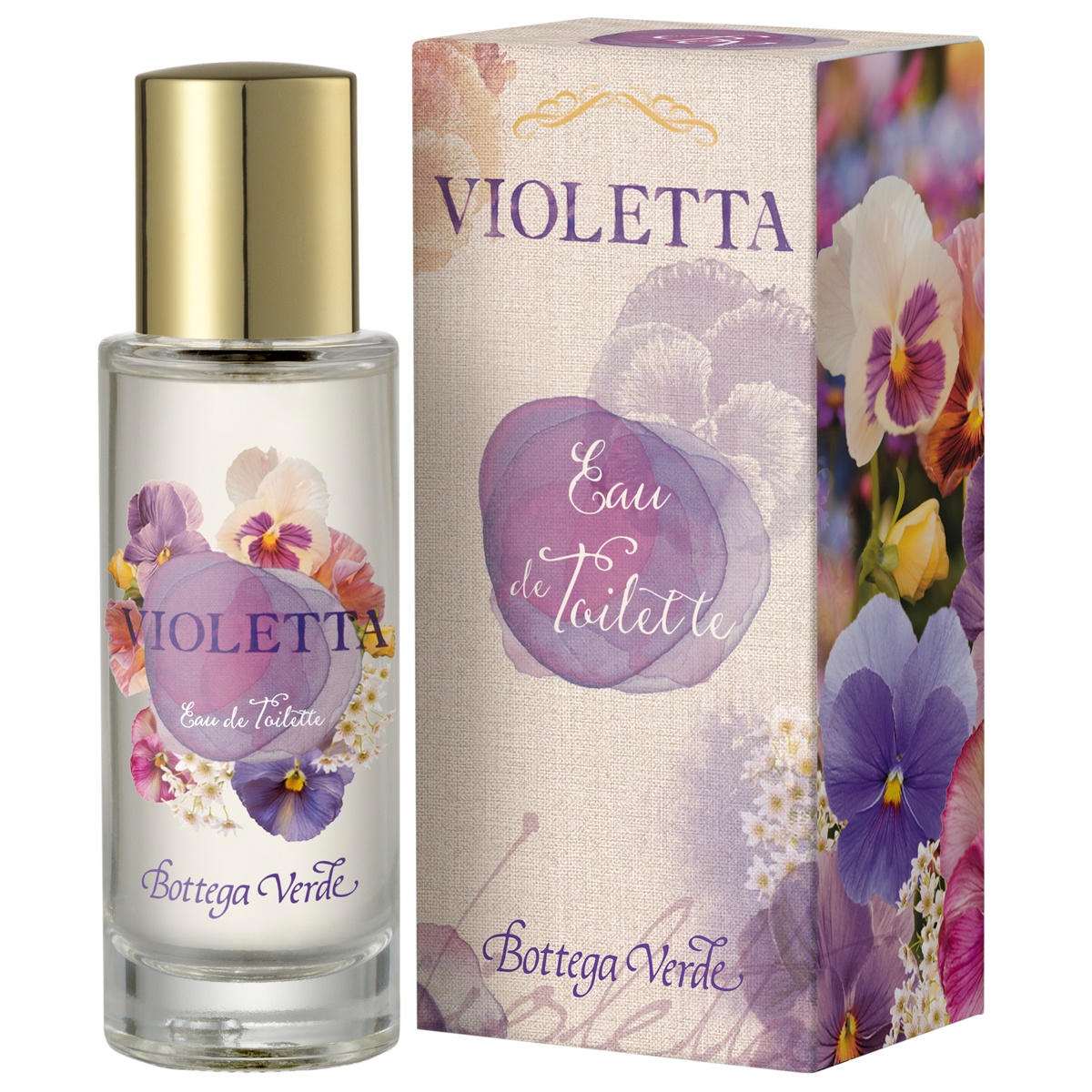 Apa de toaleta cu aroma de violete - Violetta, 30 ML
