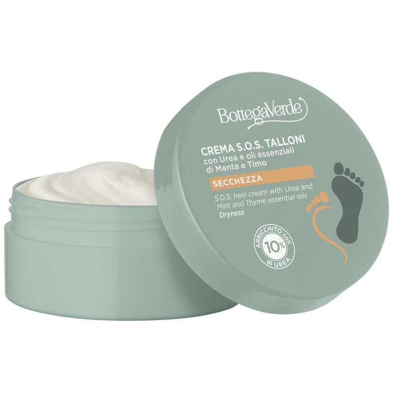 Crema pentru calcaie crapate cu 10% uree, uleiuri esentiale de menta si cimbru - Speciale Piedi, 50 ML
