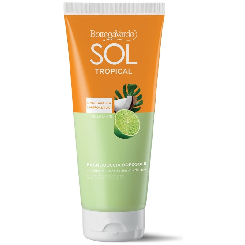 Gel de dus dupa plaja, cu lapte de nuca de cocos si extract de lime - Sol Tropical, 200 ML