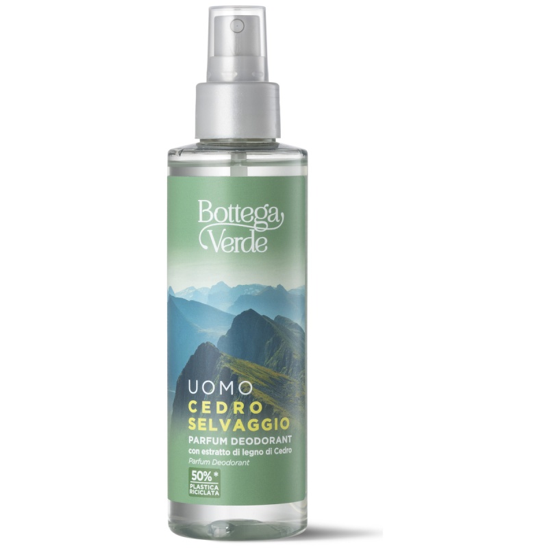 Parfum deodorant, intens hidratant, cu extract de lemn de cedru - Cedro Selvaggio, 150 ML
