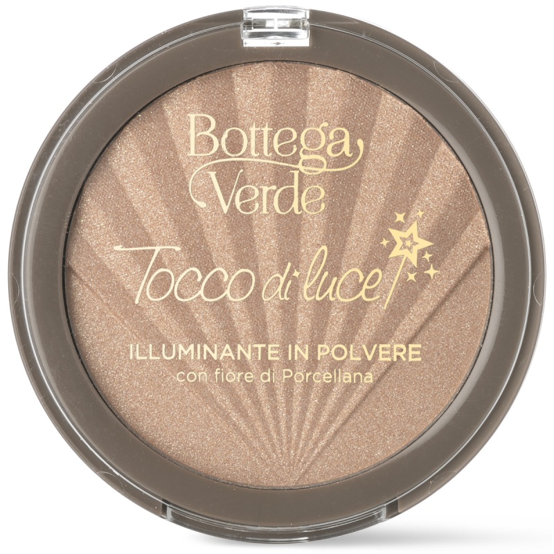 Pudra cu efect iluminator, auriu - Tocco di colore, 9 G