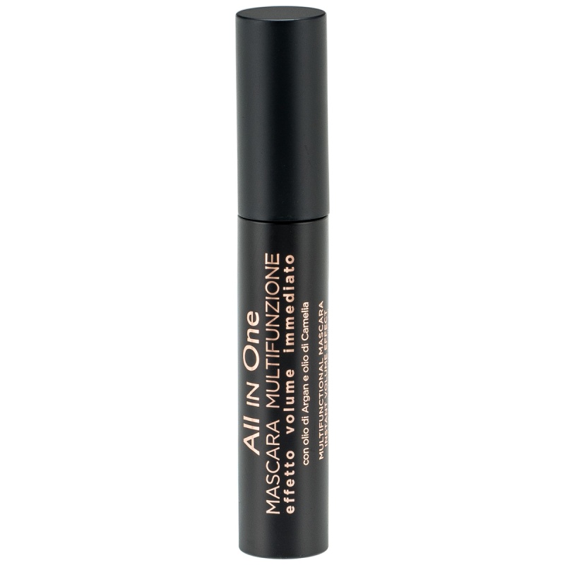 Rimel all in one cu efect de volum, cu ulei de argan si ulei de camelia, negru , 12 ML