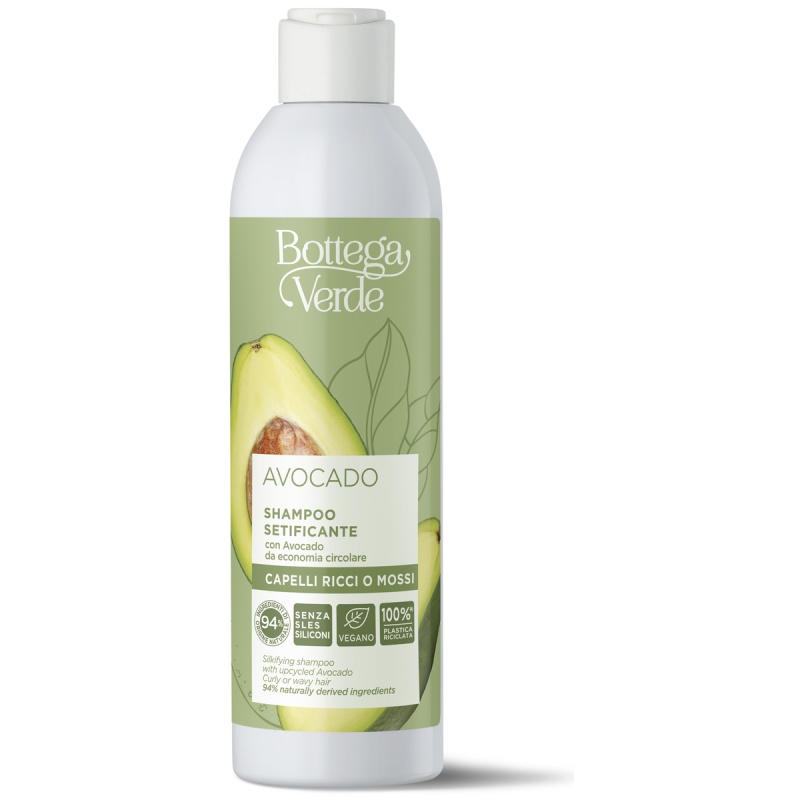 Sampon pentru par cret sau ondulat, cu extract de avocado - Avocado, 250 ML