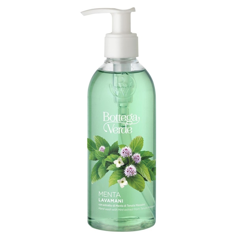 Sapun lichid cu extract de menta si busuioc - Menta, 250 ML