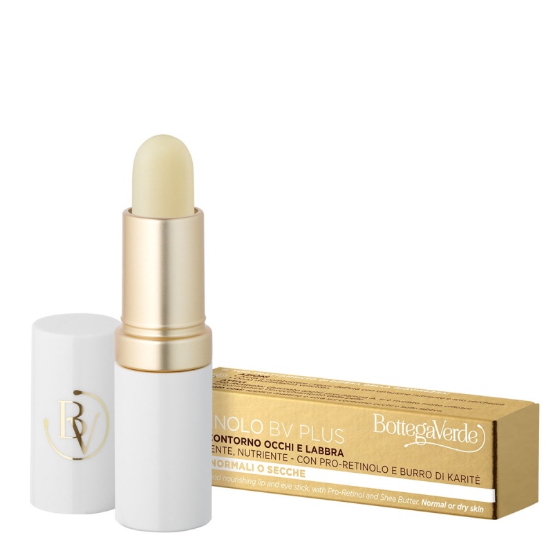 Stick anti-imbatranire, potrivit fiecarui tip de ten, cu extract de unt de Shea si Pro-retinol - Retinolo Bv Plus, 5 G