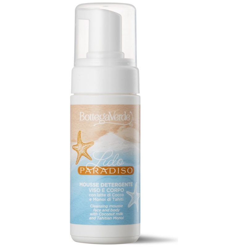 Mousse de curatare pentru fata si corp, cu lapte de cocos si monoi, 100 ML