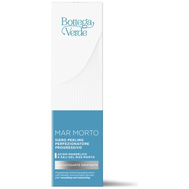 Ser peeling 2 in 1, netezire si hidratare, cu 10% saruri de la Marea Moarta, Centella Asiatica si Alge Laminaria - Mar Morto, 100 ML