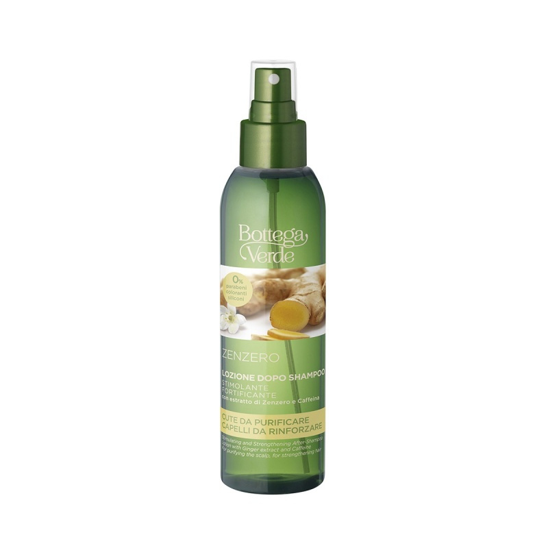 Lotiune de par cu efect de restructurare, cu extract de ghimbir si cafeina - Zenzero, 150 ML