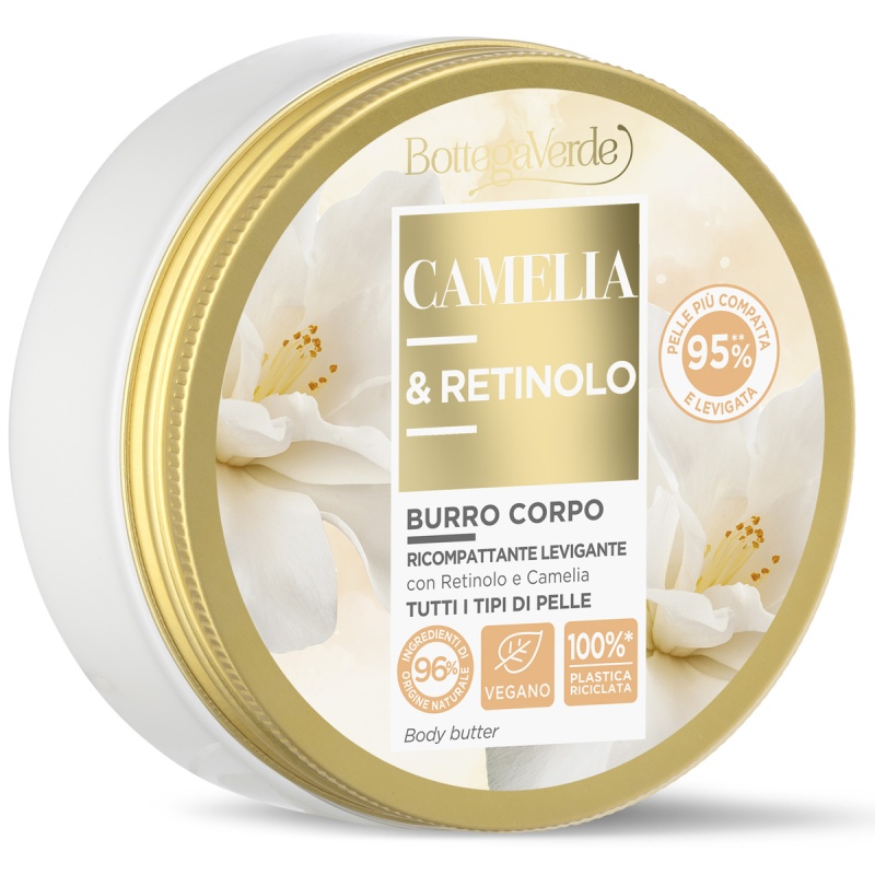 Unt de corp nutritiv cu retinol si camelia hiperfermentata - Camelia e retinolo, 150 ML