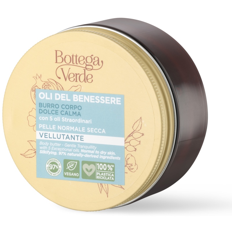 Unt de corp calmant, cu 5 uleiuri exceptionale - Oli del benessere, 150 ML