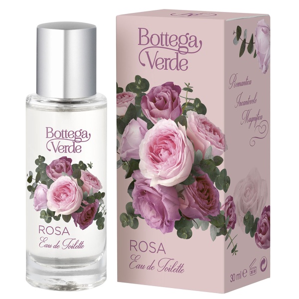 Apa de toaleta cu aroma de trandafiri - Rosa, 30 Ml