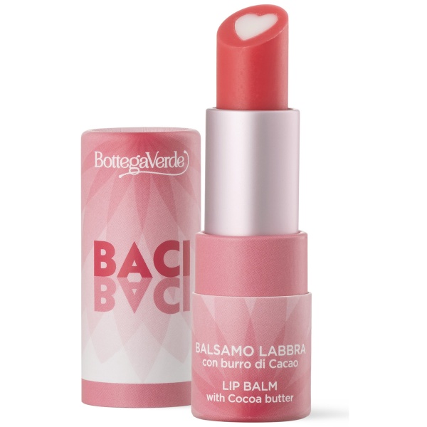 Balsam de Buze cu unt de cacao si vitamina E, natural - Baci Baci, 4 ML - Img 2