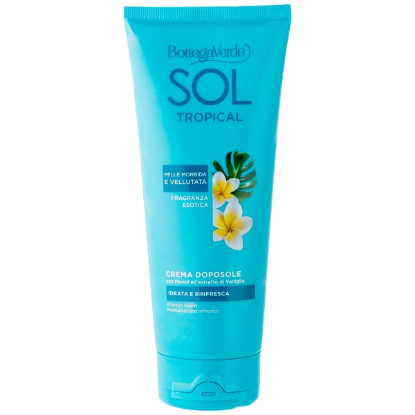 Crema dupa plaja, intens hidratanta, cu ulei de Monoi si extract de vanilie - Sol Tropical, 200 ML
