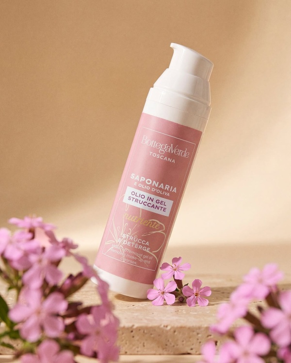 Gel-ulei demachiant cu Sapunarita si Ulei de Masline - Saponaria, 75 ML - Img 2