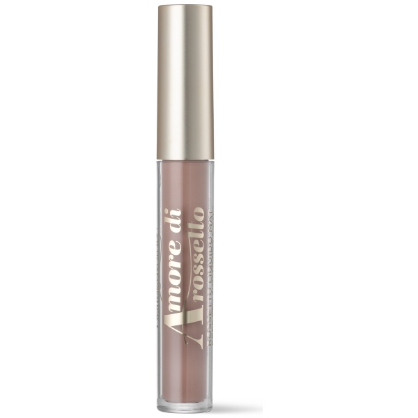 Ruj lichid mat cu efect de volum, cu extract de rodie, bej nude - Amore di rossetto, 2.5 ML