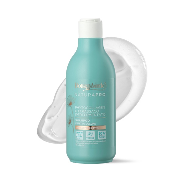 Sampon cu efect de volum, pentru par fin si subtire, cu Fitocolagen si Papadie hiperfermentata - Natura Pro, 250 ML - Img 2