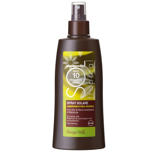 Spray pentru bronzare rapida cu extract de nuci braziliene si fructul pasiunii - Sol Tropical, 200 ML