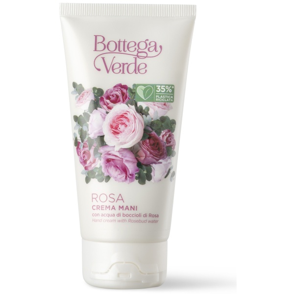 Crema de maini, intens hidratanta, cu apa din muguri de trandafiri - Rosa, 75 ML