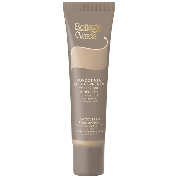 Fond de ten, corector, cu extract de rodie si vitamina E, bej auriu, 30 ML