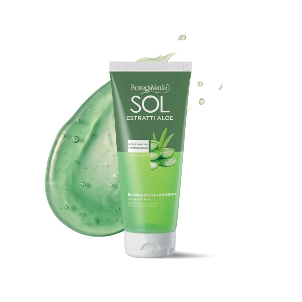 Gel de dus dupa plaja, calmant cu extract de aloe, Sol Aloe, 200 ML - Img 2
