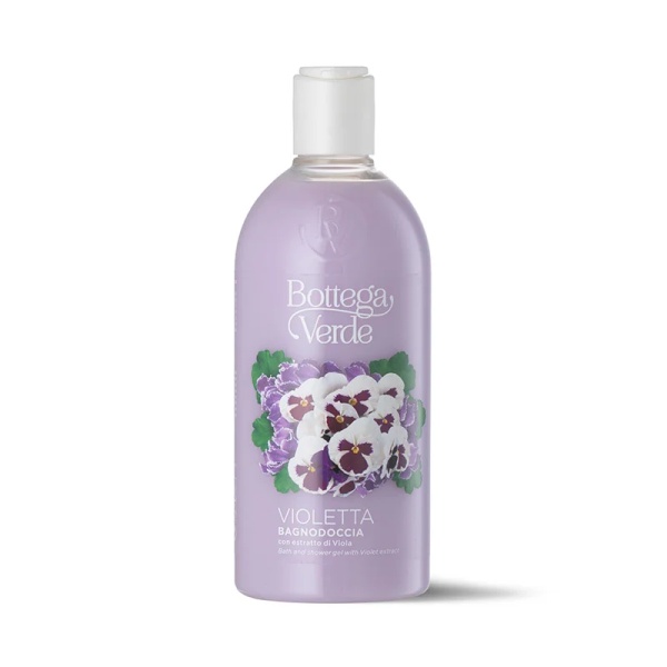 Gel de dus parfumat cu extract de violete, Violetta, 400 ML