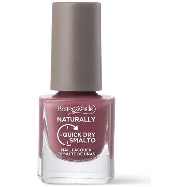 Lac de unghii cu uscare rapida, roz vintage - Naturally, 5 ML
