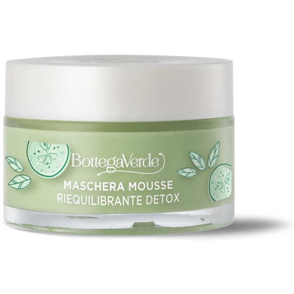 Masca mousse detoxifianta, cu extract de suc de castraveti si matcha - Estratti di Bellezza, 50 ML - Img 2