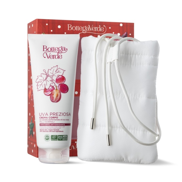 Set cadou Craciun, hidratare corp cu extract de struguri rosii - Uva Preziosa, 200 ML - Img 2