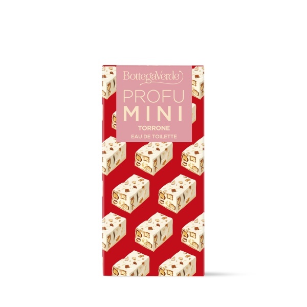 Apa de toaleta mini cu aroma de nuga, Profumini, 10 ML - Img 2