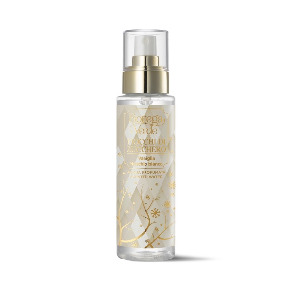 Apa parfumata pentru corp cu vanilie si muschi alb - Fiocchi di zucchero, 150 ML