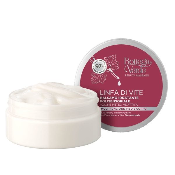 Balsam hidratant pentru fata si corp, pentru toate tipurile de ten, cu extract de seva din vita de vie de la Palazzo Massaini - Linfa di Vite, 150 ML
