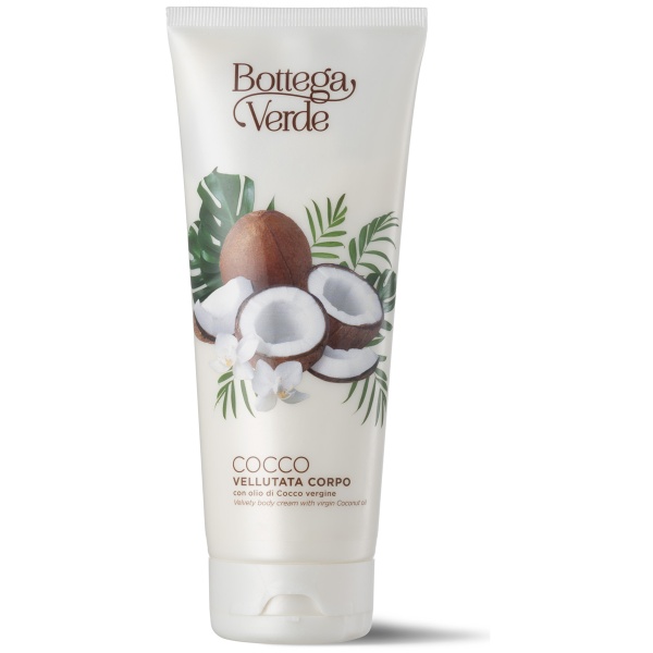 Crema de corp hidratanta cu ulei de cocos - Cocco, 200 ML