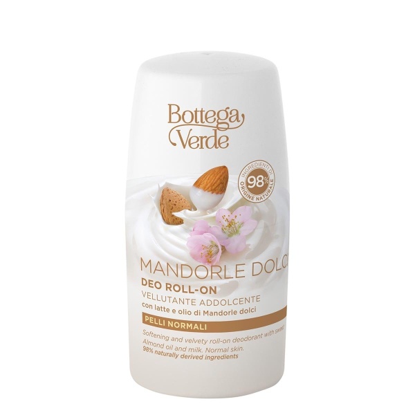 Deodorat roll-on cu lapte si ulei de migdale dulci - Mandorle, 50 ML