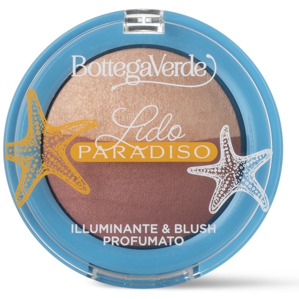 Fard de obraz iluminant si parfumat, piersica, Lido Paradiso, 5 G