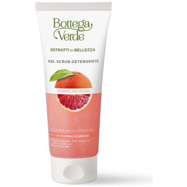Gel de curatare cu extract de grapefruit roz, pentru ten normal si gras - Estratti di Bellezza, 100 ML